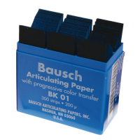 Артикуляционная бумага Bausch BK01 синяя