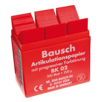 Артикуляционная бумага Bausch BK02 красная